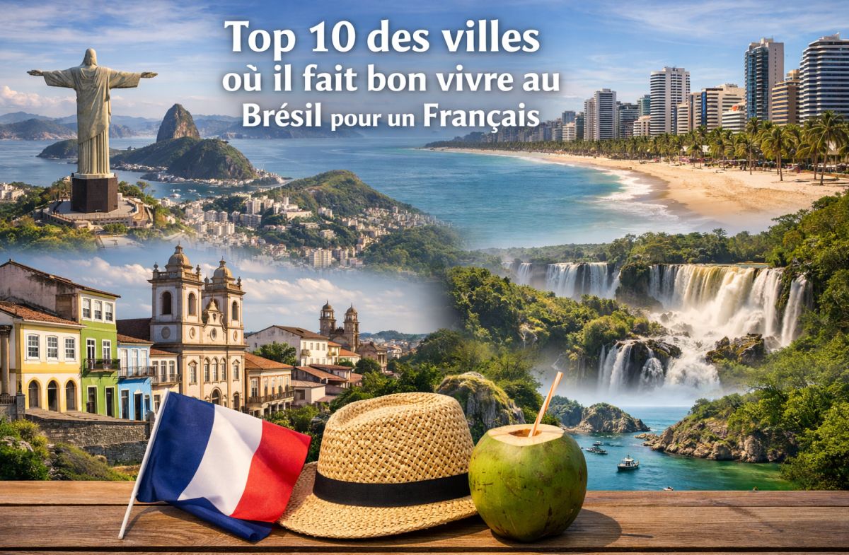 Top 10 des villes où il fait bon vivre au Brésil pour un Français